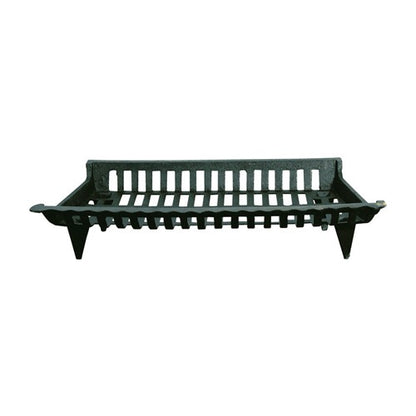 Open Hearth Black Cast Iron Fireplace Grate