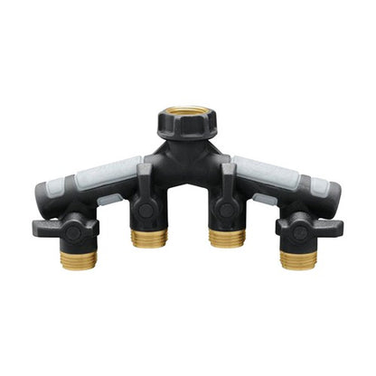 Orbit Pro Flo 3/4 in. Metal Threaded Female/Male Garden Hose Manifold