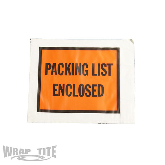 4.5 x 5.5 Packing List Enclosed, Full Face, 1000/cs