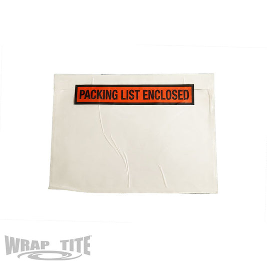 7.5 x 5.5 Packing List Enclosed, Panel Face, 1000/cs