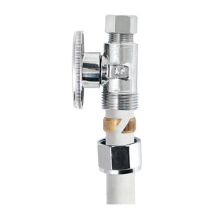 Plumb Pak 1/2 in. Compression Compression Brass Straight Valve PP2889EZ