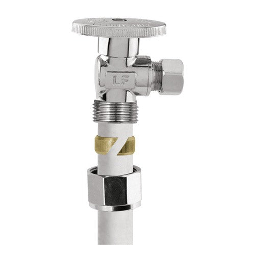 Plumb Pak 1/2 in. PEX X 1/4 in. Compression Brass Angle Valve