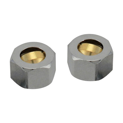 Plumb Pak 3/8 in. Compression in. Brass Coupling Nut