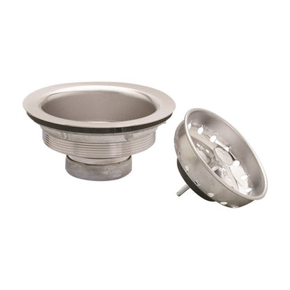 Plumb Pak Chrome Plastic/Stainless Steel Sink Strainer