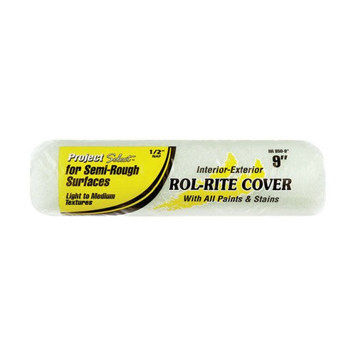 Project Select Rol-Rite Polyester 9 in. W X 1/2 in. Regular Paint Roller Cover 1 pk