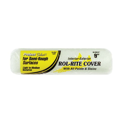 Project Select Rol-Rite Polyester 9 in. W X 1/2 in. Regular Paint Roller Cover 1 pk