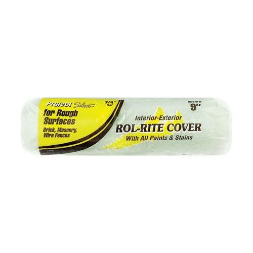 Project Select Rol-Rite Polyester 9 in. W X 3/4 in. Regular Paint Roller Cover 1 pk