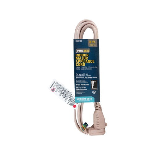 Projex 14/3 SPT-3 125 V 6 ft. L Appliance Cord