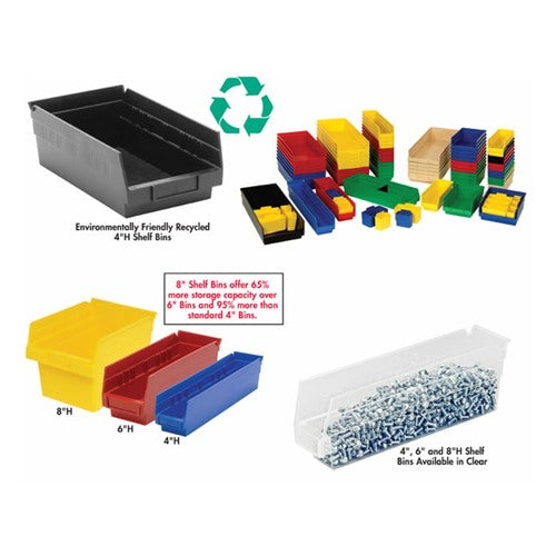 Quantum 8" High Economy Shelf Bins