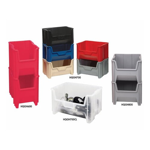 Quantum Giant Open Hopper Stackable Bins