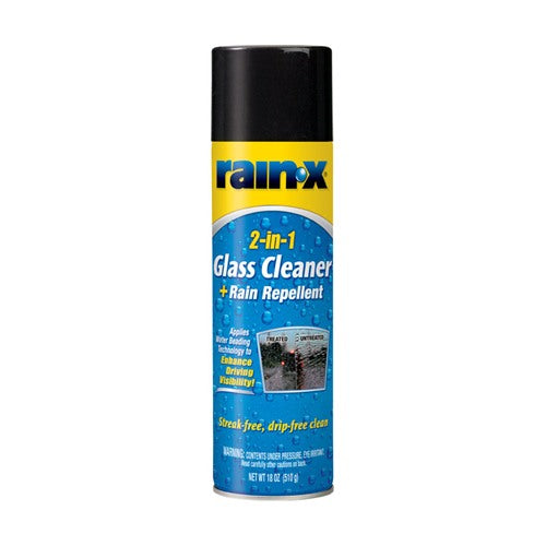 Rain-X Glass Cleaner/Rain Repellant Aerosol 18 oz
