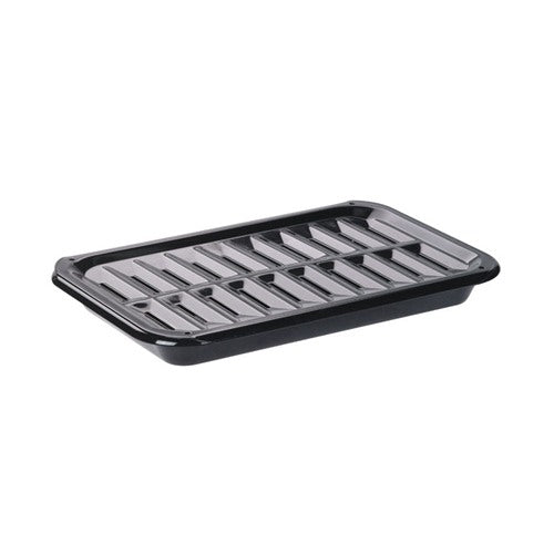 Range Kleen Porcelain Broiler Pan and Grill 8.625 in. W X 13 in. L