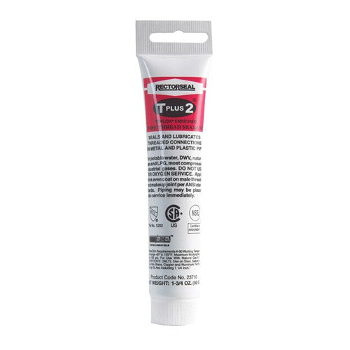 RectorSeal T Plus 2 White Pipe Thread Sealant 1.75 oz