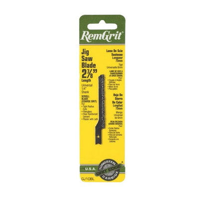 RemGrit 2-7/8 in. Carbide Grit Universal Jig Saw Blade Assorted TPI 1 pk — Model E0406144