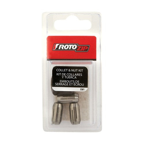 Rotozip .8 in. L Replacement Collet 3 pc