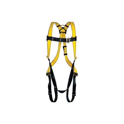 Safety Works Workman Qwik-Fit Unisex Polyester Safety Harness 400 lb. cap. XL Yellow 1 pc