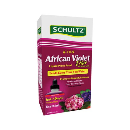 Schultz African Violet Plus Liquid Plant Food 4 oz