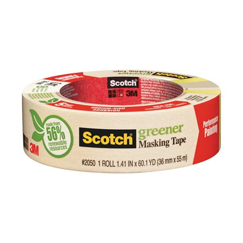 Scotch 1.41 in. W X 60.1 yd L Tan Medium Strength Masking Tape 1 pk