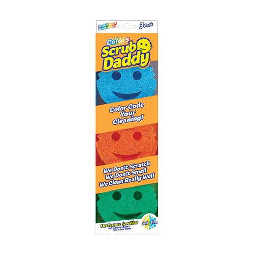 Scrub Daddy Heavy Duty Scrubber For All Purpose 13.9 in. L 3 pk