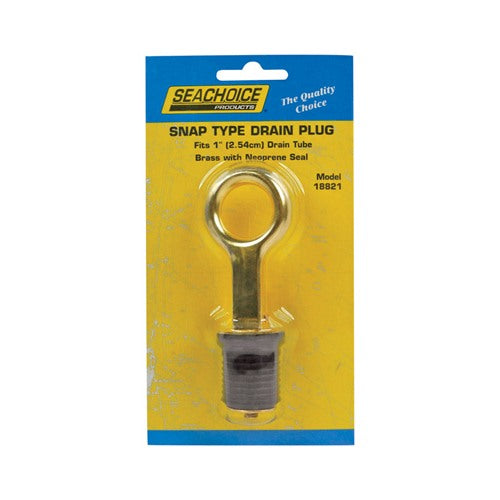 Seachoice Brass 6.5 in. L X 1 in. W Drain Plug