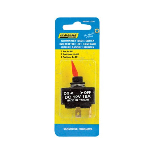 Seachoice Illuminated Toggle Switch Plastic
