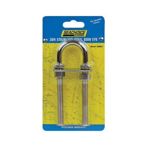 Seachoice Stainless Steel 2-1/4 in. L Bow Eye 1 pk