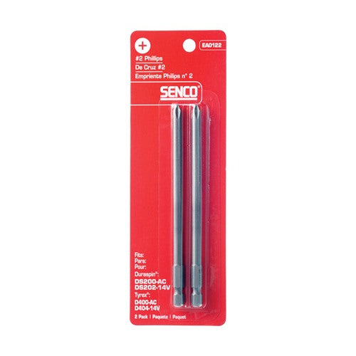 Senco Duraspin Phillips #2 X 5 in. L Replacement Bit Steel 2 pk