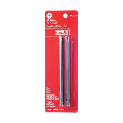 Senco Duraspin Phillips #2 X 5 in. L Replacement Bit Steel 2 pk