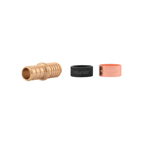 SharkBite 3/4 in. PEX Barb X 3/4 in. D Polybutylene Barb Brass Coupling