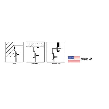 Singer Safety Prod. Universal Strip Door Hardware