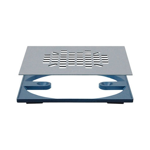Sioux Chief 4-3/8 in. Chrome Square Stainless Steel Drain Grate