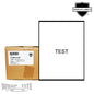 8.5" x 11" - 1/Page Sheet Label, White