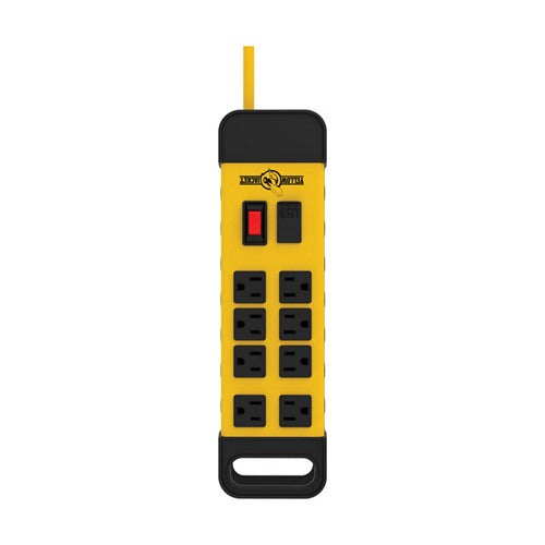 Southwire Yellow Jacket 6 ft. L 8 outlets Power Block Black/Yellow