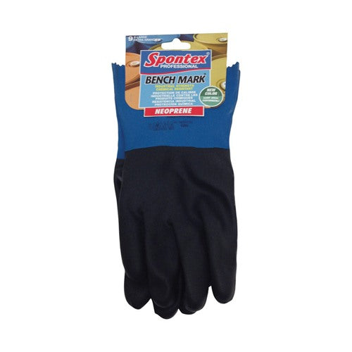 Spontex Bench Mark Neoprene Cleaning Gloves L Black 1 pk