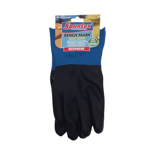 Spontex Bench Mark Neoprene Cleaning Gloves XL Black 1 pk