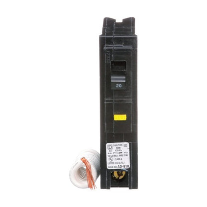 Square D HomeLine 20 amps Surge Single Pole Circuit Breaker