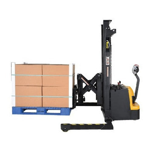 Stacker with Power Drive, Lift & Fork Reach