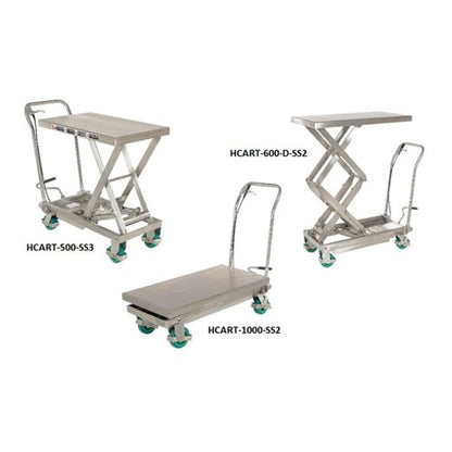 Stainless Steel Scissor Carts