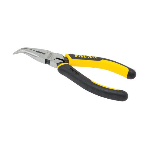 Stanley FatMax 6-3/8 in. Carbon Steel Bent Long Nose Pliers/Cutter
