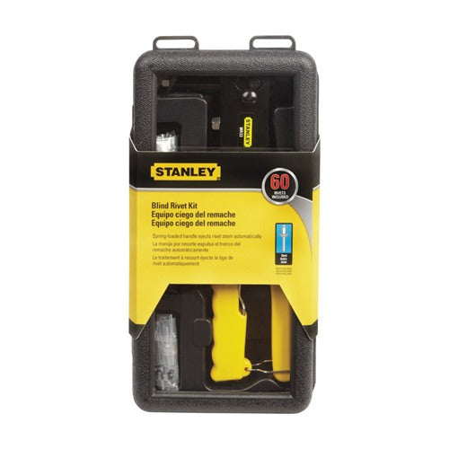 STANLEY Steel Blind Rivet Tool Kit Yellow 60 pc
