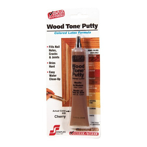 Staples Wood Tone Red Mahogany/Cherry Colored Latex Putty 1.1 oz