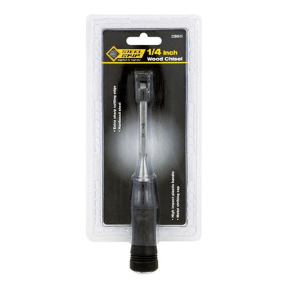 Steel Grip 1/4 in. W X 4 in. L Wood Chisel 1 pk