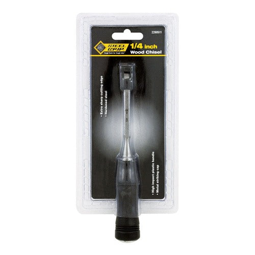 Steel Grip 1/4 in. W X 4 in. L Wood Chisel 1 pk
