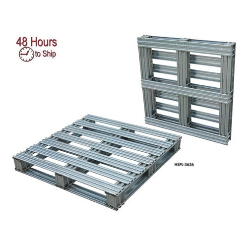 Steel Pallets with Hot-dipped Galvanized Finish
