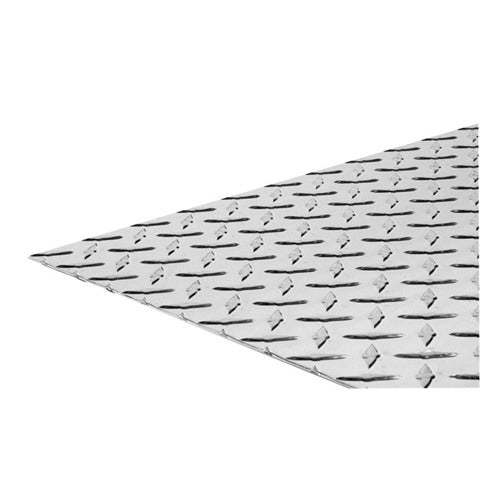 SteelWorks 0.07 in. X 12 in. W X 24 in. L Bright Aluminum Diamond Tread Plate