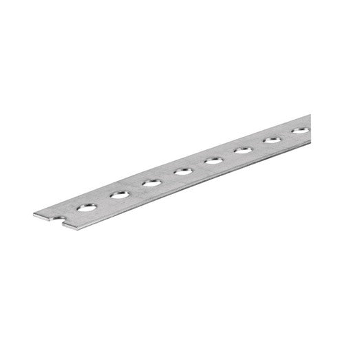 SteelWorks 0.074 in. X 1.38 in. W X 72 in. L Steel Slotted Flat Bar