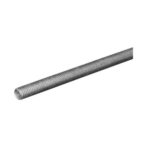 SteelWorks 3/8 in. D X 24 in. L Steel Threaded Rod