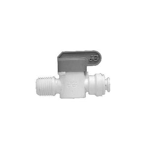 Shut Off Valve PL x Male NPTF — Plastic Fittings