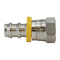 Stainless Steel Sae/jic 45 Deg/37 Deg Female Swive