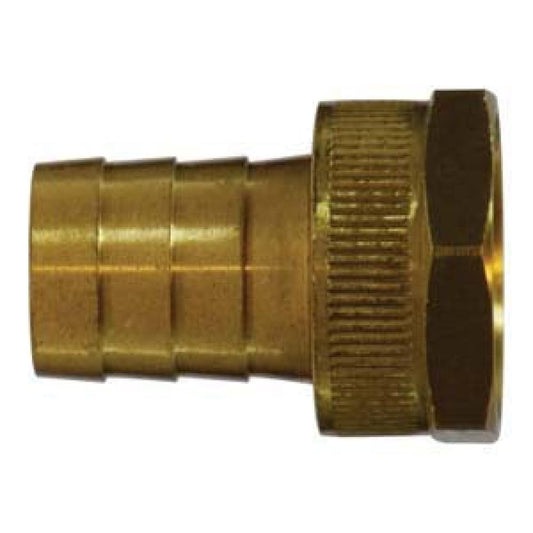 Garden Hose Coupling Short Shank Knurled Nut